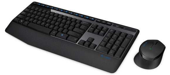 (LS) Logitech MK345 Wireless Keyboard & Mouse Combo Full Size 12 Media Key Long Battery Life Comfortable (LS> 920-012926)