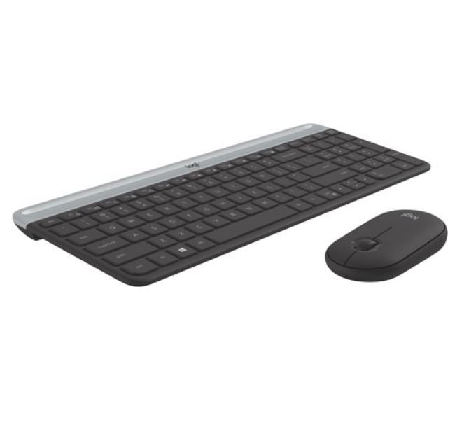 Logitech MK470 Slim Wireless Keyboard Mouse Combo Nano Receiver 1 Yr Warranty