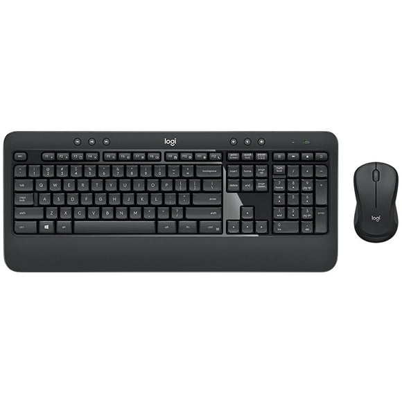 Logitech MK540 Advanced Wireless Keyboard & Mouse Combo -  USB Receiver, 10 Meter Wireless Connection, Plug and Play, Contoured Mouse 920-008682