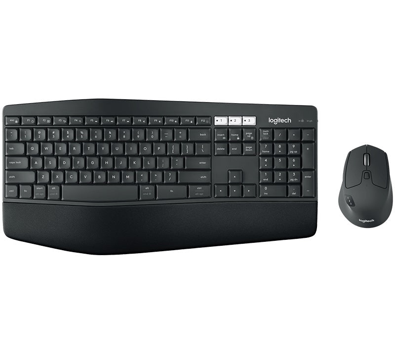 Logitech MK850 Wireless Desktop Keyboard Mouse Combo 3 year battery Incurve keys Low profile Cushioned palm rest ~920-002510 KBLT-MK710 KBLT-MX800