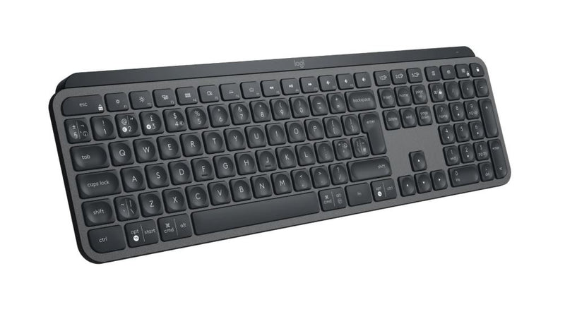 Logitech MX KEYS S Wireless ILLUMINATED Keyboard/ Rechargeable Li-Po (1500 mAh) battery Graphite  1-Year Limited Hardware Warranty