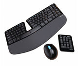 Microsoft Sculpt Ergonomic desktop USB Mouse & Keyboard - RETAIL BOX (BLACK) revision (LS) --> KBMS-SCULCOMDT