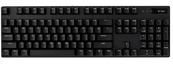 (LS) RAPOO V500 Pro Mechanical Wireless Keyboard - 2.4G, Spill Resistant, Metal Cover, Ideal for Entry Level Gamers