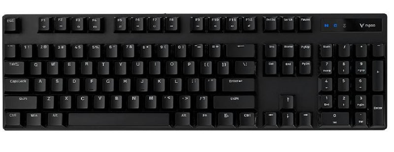 (LS) RAPOO V500 Pro Mechanical Wireless Keyboard - 2.4G, Spill Resistant, Metal Cover, Ideal for Entry Level Gamers