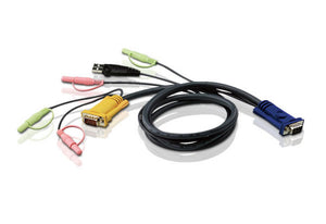 Aten KVM Cable 3m with VGA, USB & Audio to 3in1 SPHD & Audio to suit CS173xB, CS173xA, CS175x (LS)