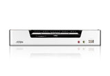Aten Desktop KVMP Switch 4 Port Single Display HDMI w/ Dolby HD audio, 4x Custom KVM Cables Included, 2x USB Port, Selection Via Front Panel