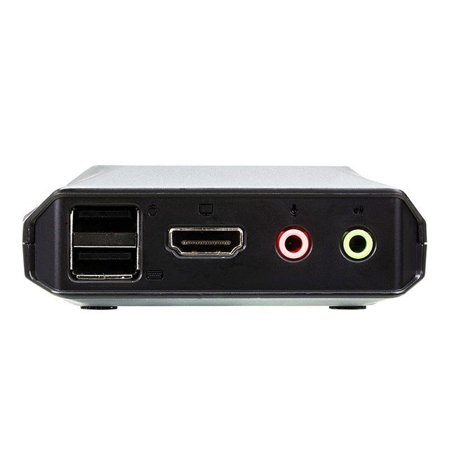 Aten 2 Port USB 4K @60Hz HDMI Cable KVM Switch with Remote Port Selector