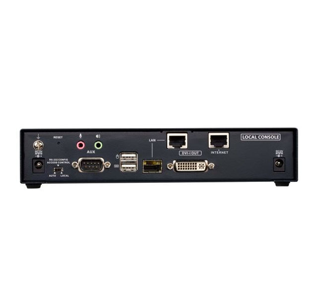 Aten DVI-I Single Display KVM over IP Transmitter with Software Decoder Ability, Supports power/network failover, Superior video quality