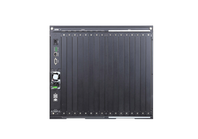 Aten 32x32 Modular Digital Matrix with Scaler, Seamless Switch, Hot-swappable Aten I/O boards, control via front-panel pushbuttons, RS232 and Ethernet