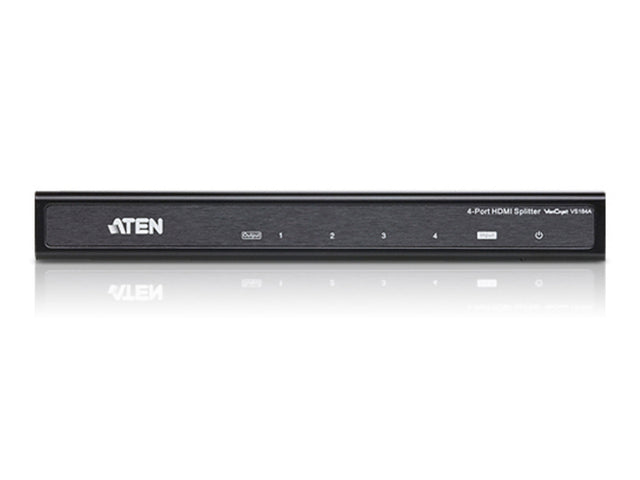 Aten Video Splitter 4 Port HDMI 4K Splitter, HDCP 1.4. Up to 4096 x 2160 / 3840 x 2160 @ 60Hz (4:4:4)