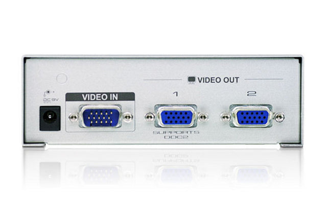 Aten Video Splitter 2 Port VGA Splitter 350Mhz, 1920x1440@60Hz, Cascadable to 3 levels (Up to 8 Outputs)