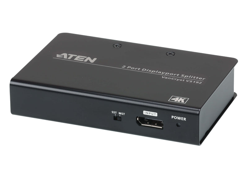 Aten Video Splitter 2 Port DisplayPort 4K Splitter, 4096x2160 / 3840x2160@60Hz, Supports Extend Mode & Split Mode