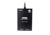 Aten Video Splitter 2 Port HDMI True 4K Compact Splitter, USB powered, auto-downscaling feature,