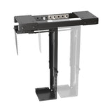 Brateck Adjustable Under-Desk ATX Case Mount with Sliding track, Up to 10kg,360° Swivel