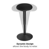 Brateck Ergonomic Height Adjustable Wobble Stool (355x355x550-750mm) Up to 100Kg (LS)