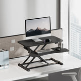 Brateck COST-EFFECTIVE ELECTRIC X-LIFT DESK CONVERTER 615x800x156~480mm up to 20kg (LS)