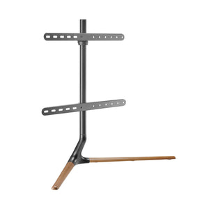 Brateck Modern Linear Tabletop TV Stand For 49"-70" TVs  -- Matte Black & Walnut(LS)