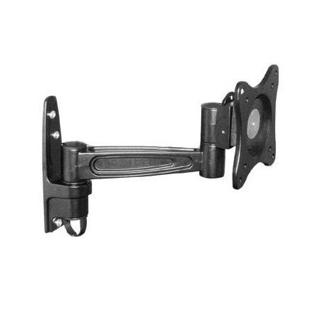 Brateck Single Monitor Wall Mount tilting & Swivel Wall Bracket Mount VESA 75mm/100mm For most 13''-27” LED, LCD flat panel TVs; up to 15kg