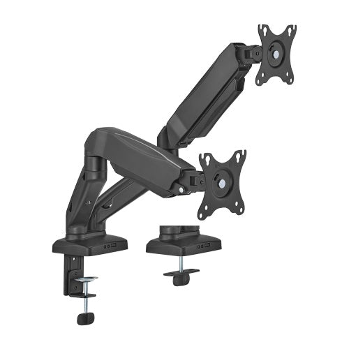 Brateck Economy Dual-Screen Spring-Assited Monitor Arm Fit Most 17