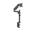 Brateck Single Monitor Full Extension Gas Spring Single Monitor Arm 17" - 32" Up to 8Kg Per screen VESA 75x75/100x100(LS)