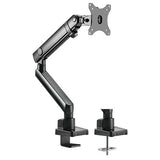 Brateck Single Monitor Aluminium Slim Mechanical Spring Monitor Arm Fit Most 17"-32" Monitor Up to 8kg per screen VESA 75x75/100x100 (LS)