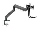 Brateck Dual Monitors Aluminum Heavy-Duty Gas Spring Monitor Arm with Handle Fit Most 17‘-32’ Monitors Up to 8kg per screen VESA 75x75/100x100(LS)