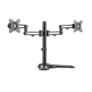 Brateck Dual Free Standing Monitor Premium Articulating Aluminum Monitor Stand Fit Most 17"-32" Monitors Up to 8kg per screen VESA 75x75/100x100