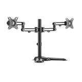 Brateck Dual Free Standing Monitor Premium Articulating Aluminum Monitor Stand Fit Most 17"-32" Monitors Up to 8kg per screen VESA 75x75/100x100