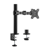 Brateck Single Monitor Affordable Steel Articulating Monitor Arm Fit Most 17"-32" Monitor Up to 9kg per screen VESA 75x75/100x100