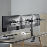 Brateck Triple Moitors Pole Mount Monitor Mount Fit Most 17"-32" Monitors, Up to 7kg per screen VESA 75x75/100x100(LS)