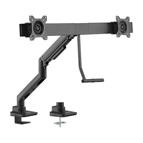 Brateck Fabulous Desk-Mounted Gas Spring Monitor Arm For Dual Monitors Fit Most 17