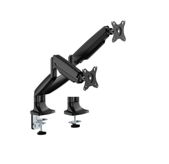 Brateck LDT82-C024E-BK DUAL SCREEN HEAVY-DUTY MECHANICAL SPRING MONITOR ARM For most 17