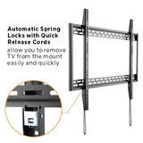 Brateck X-Large Heavy-Duty Fixed Curved & Flat Panel Plasma/LCD TV Wall Mount Bracket for 60"- 100" TVs