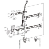 Brateck Dual-Monitor All-in-One Studio Setup Desktop Mount Fit17"-32" Up to 9kg(LS)