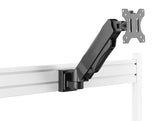 Brateck Slatwall Gas Spring Monitor Arm, Effortless Monitor Height Adjustment with Gas Spring, for 13"-27" Screen, Up to 6.5kg/Screen (LS)