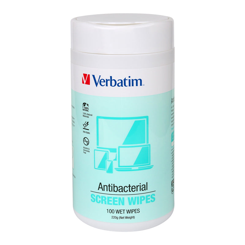 (LS) Verbatim Screen Wipes - 100pcs (LS>66610 or 66609)