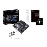 ASUS AMD B550M PRIME B550M-A (Ryzen AM4) mATX MB, Dual M.2, PCIe 4.0, 1Gb Ethernet, HDMI/D-Sub/DVI, SATA 6Gbps, USB 3.2 Gen 2 A, Aura Sync RGB