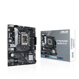 ASUS B660M PRIME B660M-K D4 Intel LGA 1700 mATX Motherboard PCIe4.0, 2xM.2, DDR4, HDMI, D-Sub, Realtek 1Gb Ethernet, ASUS Light Control