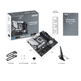 ASUS B760M PRIME B760M-A WIFI Intel LGA 1700 mATX Motherboard 128GB,4xDDR5,1xPCIe 4.0 x16, 2xM.2,4 xSATA,2xHDMI,1xDP,Wi-Fi 6,2.5Gb Ethernet