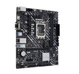 ASUS H610M PRIME H610M-D D4-CSM Intel LGA 1700 mATX Motherboard 2xDDR4 64GB, PCIe4.0, M.2, 1Gb Ethernet, HDMI, D-SUB, USB3.2 Gen1, SATA 6Gbps,