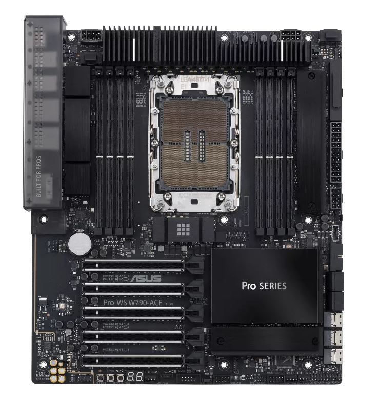 ASUS PRO WS W790-ACE Intel W790 LGA4677 CEB Workstation Motherboard, PCIe 5.0 x16, M.2, 10G and 2.5G LAN, Server-grade Remote Mgt