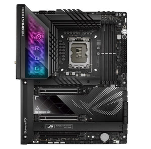 ASUS Z790 ROG MAXIMUS Z790 HERO ATX Motherboard, 4xDDR5, 2xPCI-E 5.0x16, 5xM.2, 6xSATA3, 10xUSB3.2, 1xHDMI 2.1, 2x TB4, WIFI6E, BT5.3, Intel 2.5GbE, A