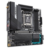 Gigabyte B650M AORUS ELITE AX 1.2 AMD AM5 ATX Motherboard 4x DDR5~128GB,2x PCIe x16, 2x M.2, 4x SATA 6, 7x USB 3.2, 1x USB-C, 4x USB 2.0