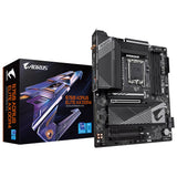 Gigabyte B760 AORUS ELITE AX DDR4 Intel LGA 1700 ATX Motherboard, 4x DDR4 ~128GB, 3x PCI-E x16, 3x M.2, 4x SATA,  5x USB 3.2, 1x USB-C, 4x USB 2.0