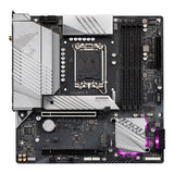 Gigabyte B760M AORUS ELITE AX DDR4 Intel LGA 1700 m-ATX Motherboard, 4x DDR4 ~128GB, 2x PCI-E x16, 2x M.2, 4x SATA,  4x USB 3.2, 1x USB-C, 4x USB 2.0