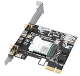 Gigabyte WBAX200 WiFi 6 PCIe Adapter 2400Mbps 160MHz Dual Band Wireless + Bluetooth 5 MU-MIMO TX/RX