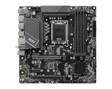 MSI PRO B760M-A WIFI  mATX Motherboard, 4x DDR5~128GB, 2x PCI-E x 16, 1x PCI-E x 1, 2x M.2, 4x SATA, 4x USB 3.2 , 2x USB 2.0