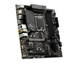 MSI PRO B760M-A WIFI  mATX Motherboard, 4x DDR5~128GB, 2x PCI-E x 16, 1x PCI-E x 1, 2x M.2, 4x SATA, 4x USB 3.2 , 2x USB 2.0