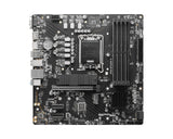 MSI PRO B760M-P mATX Motherboard, 4x DDR5~192GB, 1x PCI-E x 16, 2x PCI-E x 1,  2x M.2, 4x SATA, 1x USB 3.2 , 4x USB 2.0, 1x USB-C