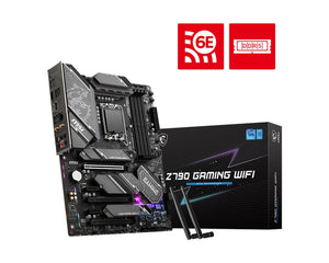 MSI Z790 Gaming WIFI  Intel E-ATX Motherboard, 4x DDR5~192GB, 3x PCI-E x 16, 2x PCI-E x 1,  3x M.2, 4x SATA, 7x USB 3.2, 1x USB-C (EOL)